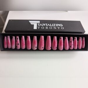 Pink blossom - Handmade Press-On Nails